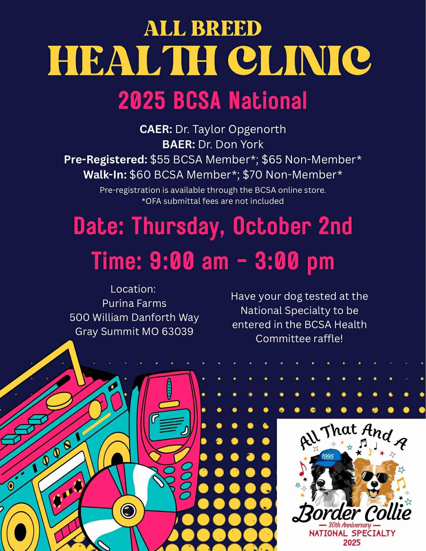 2025 - NS Health Testing - BCSA Members