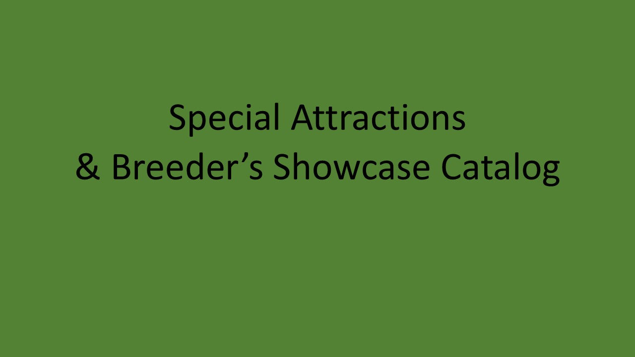 2026 National Specialty Special Attractions and Breeder Showcase Catalog