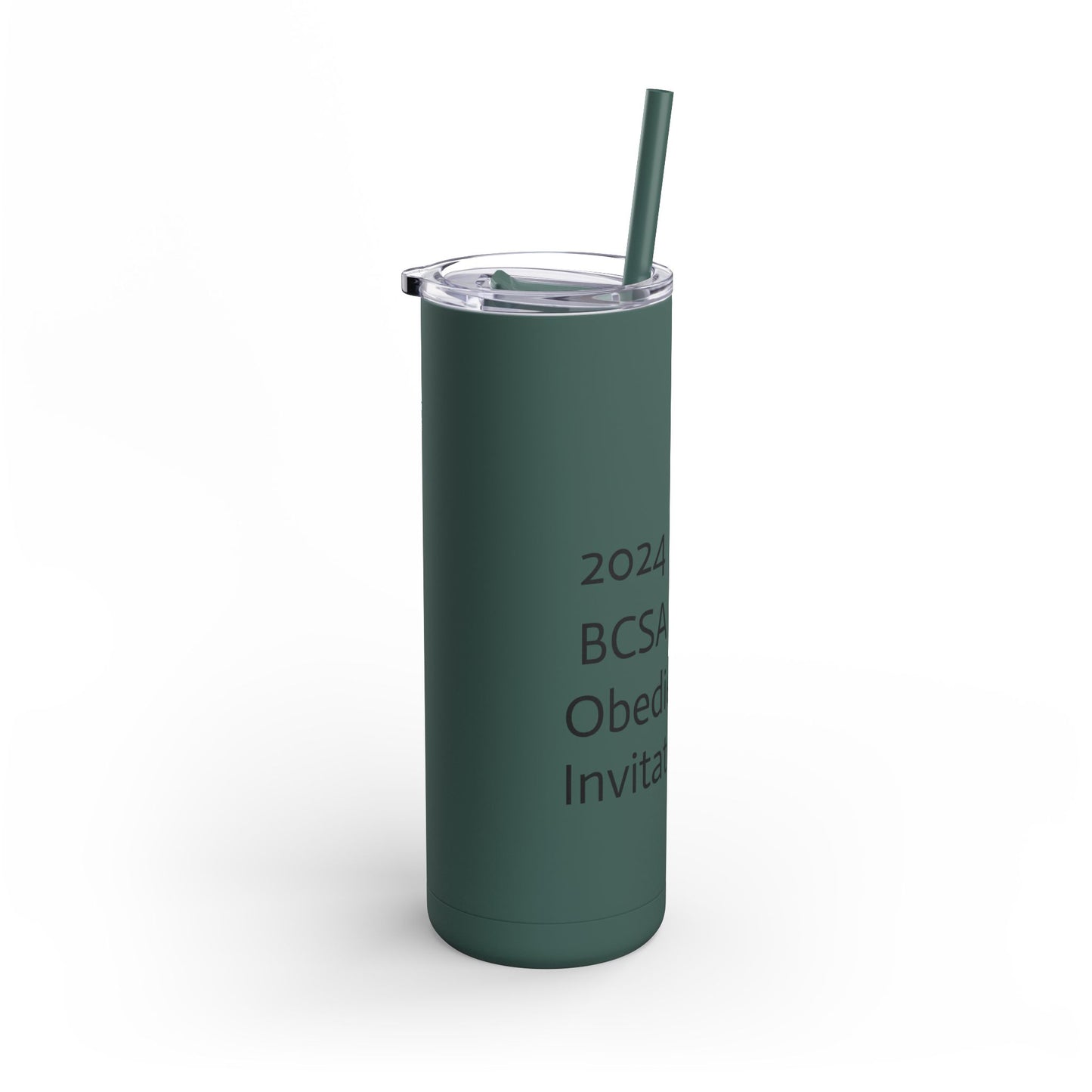 2024 - National Specialty Qualifier Obedience Invitational Skinny Tumbler, 20oz