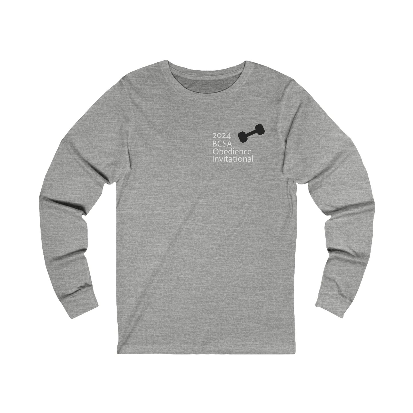 2024 - National Specialty Qualifier Obedience Invitational Unisex Jersey Long Sleeve Tee