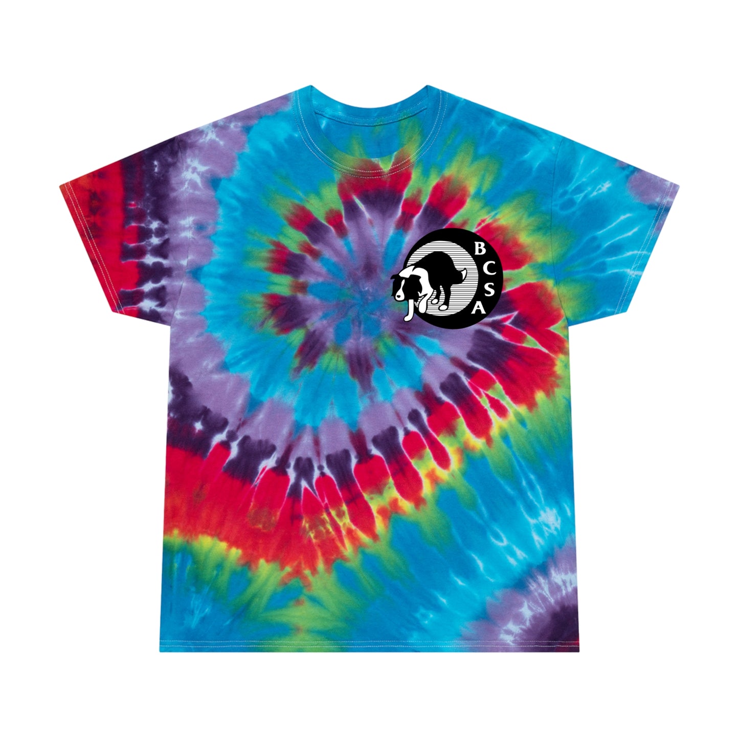 BCSA Logo Tie-Dye Tee, Spiral