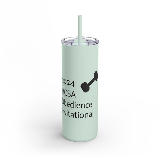 2024 - National Specialty Qualifier Obedience Invitational Skinny Tumbler, 20oz