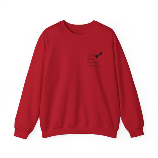 2024 - National Specialty Qualifier Obedience Invitational Unisex Heavy Blend™ Crewneck Sweatshirt