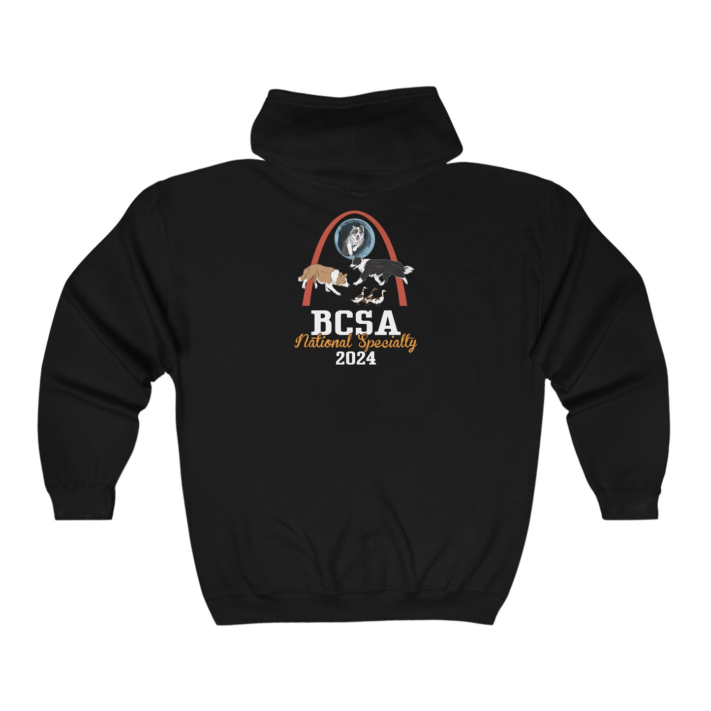 2024 National Specialty Logo Full Zip Hooded Sweatshirt