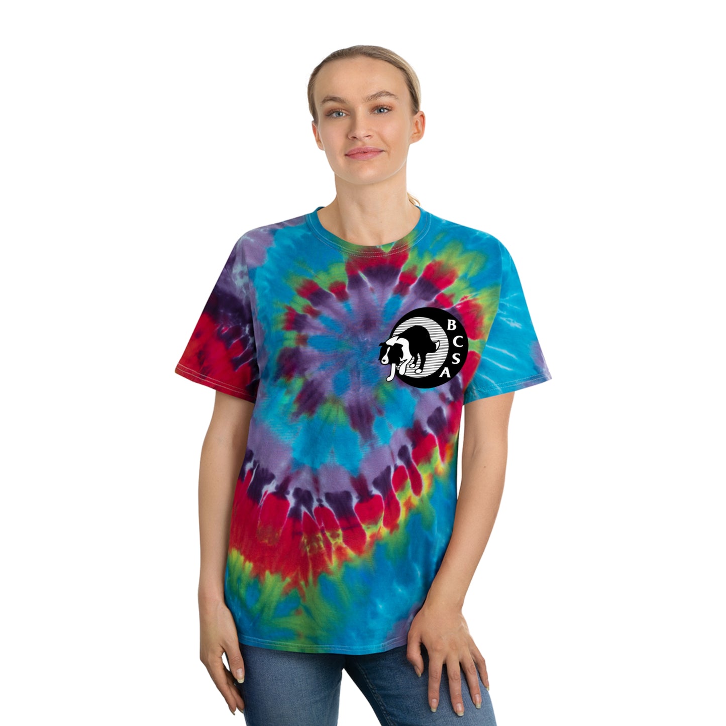 BCSA Logo Tie-Dye Tee, Spiral