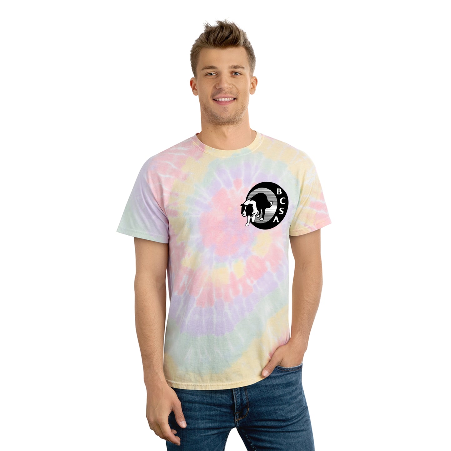 BCSA Logo Tie-Dye Tee, Spiral