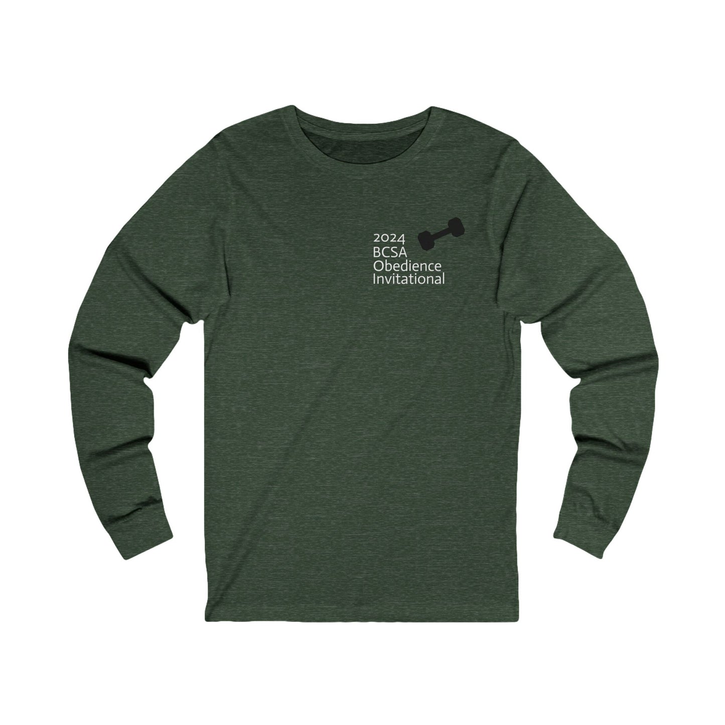 2024 - National Specialty Qualifier Obedience Invitational Unisex Jersey Long Sleeve Tee