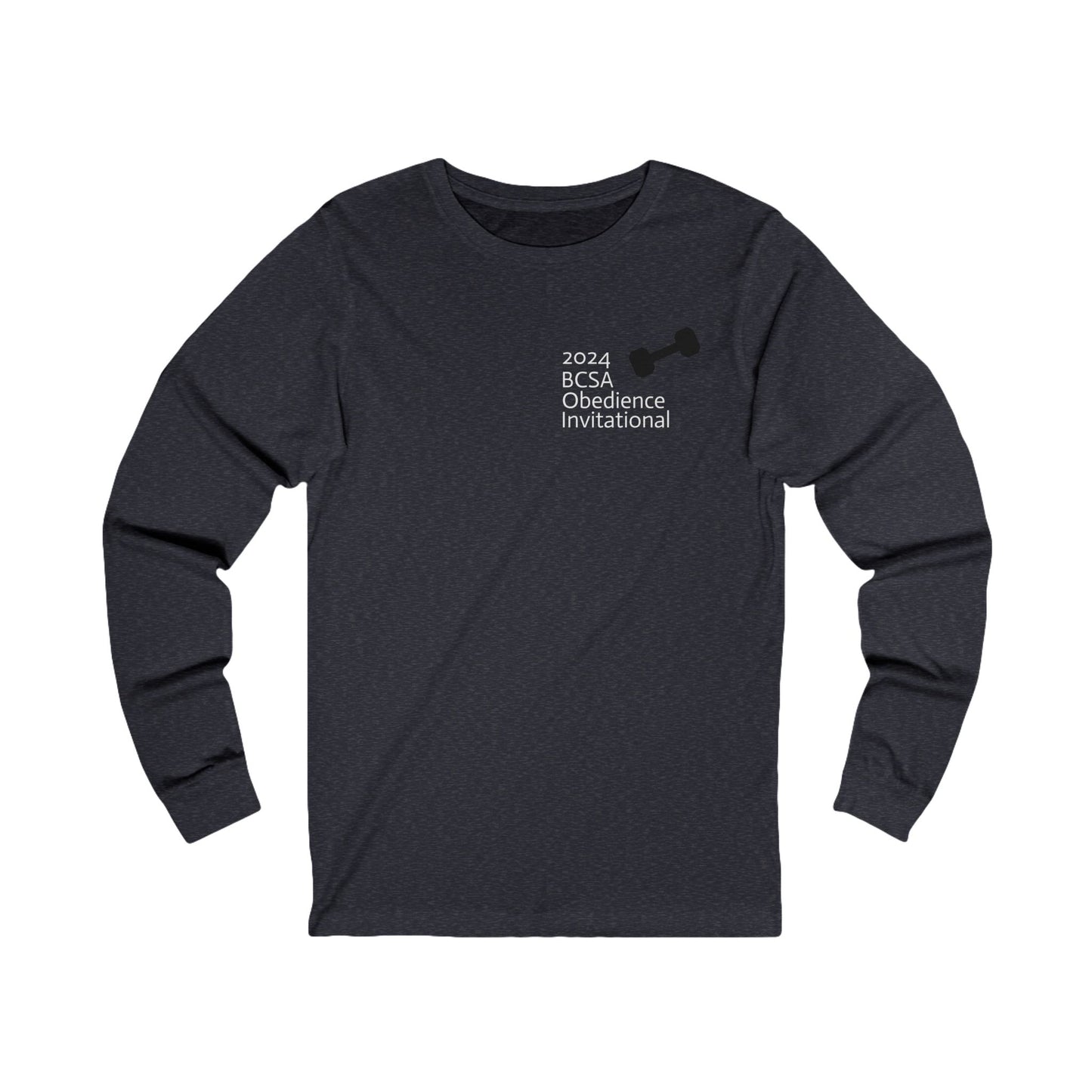 2024 - National Specialty Qualifier Obedience Invitational Unisex Jersey Long Sleeve Tee