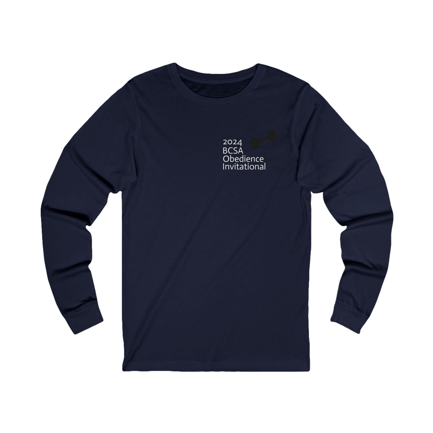 2024 - National Specialty Qualifier Obedience Invitational Unisex Jersey Long Sleeve Tee