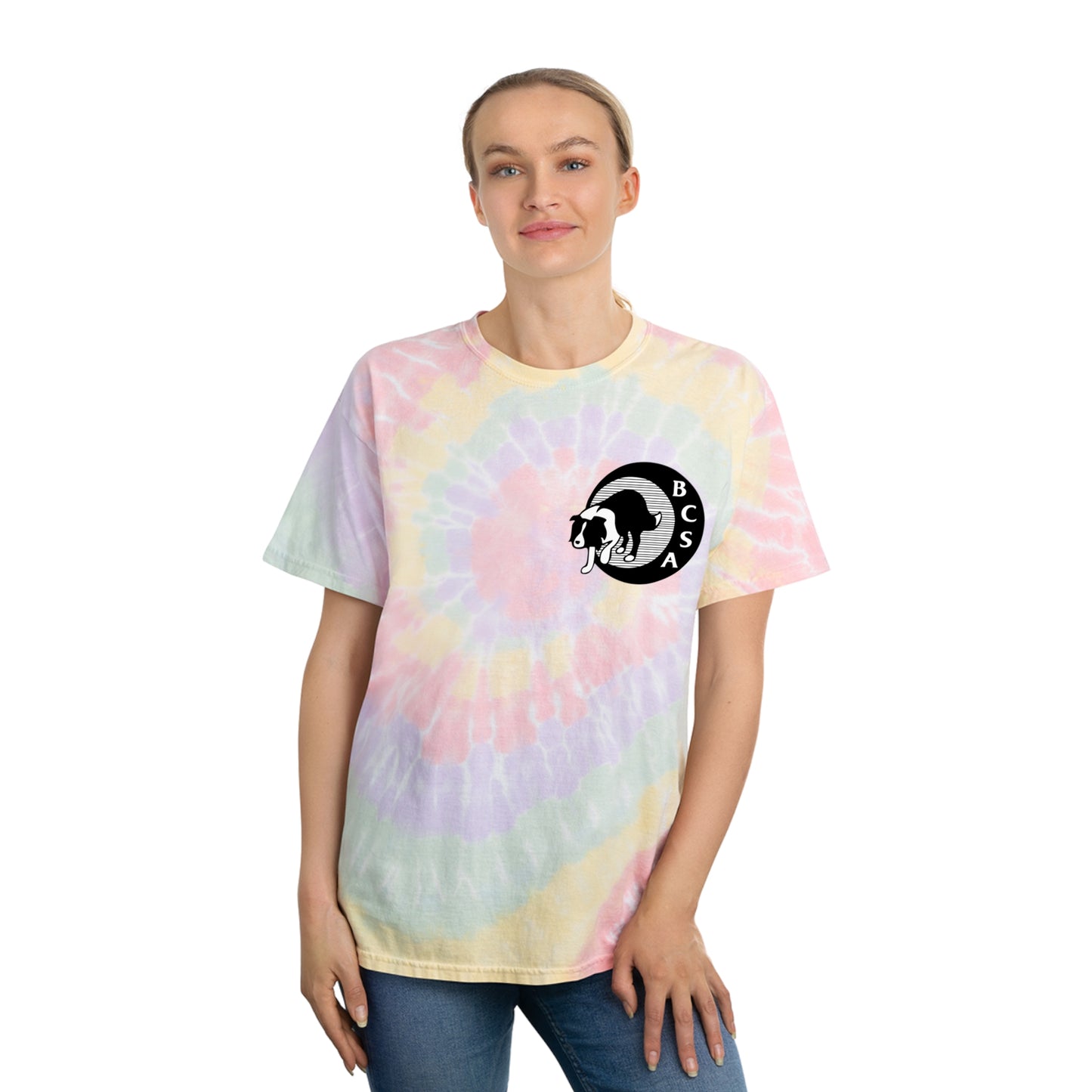 BCSA Logo Tie-Dye Tee, Spiral