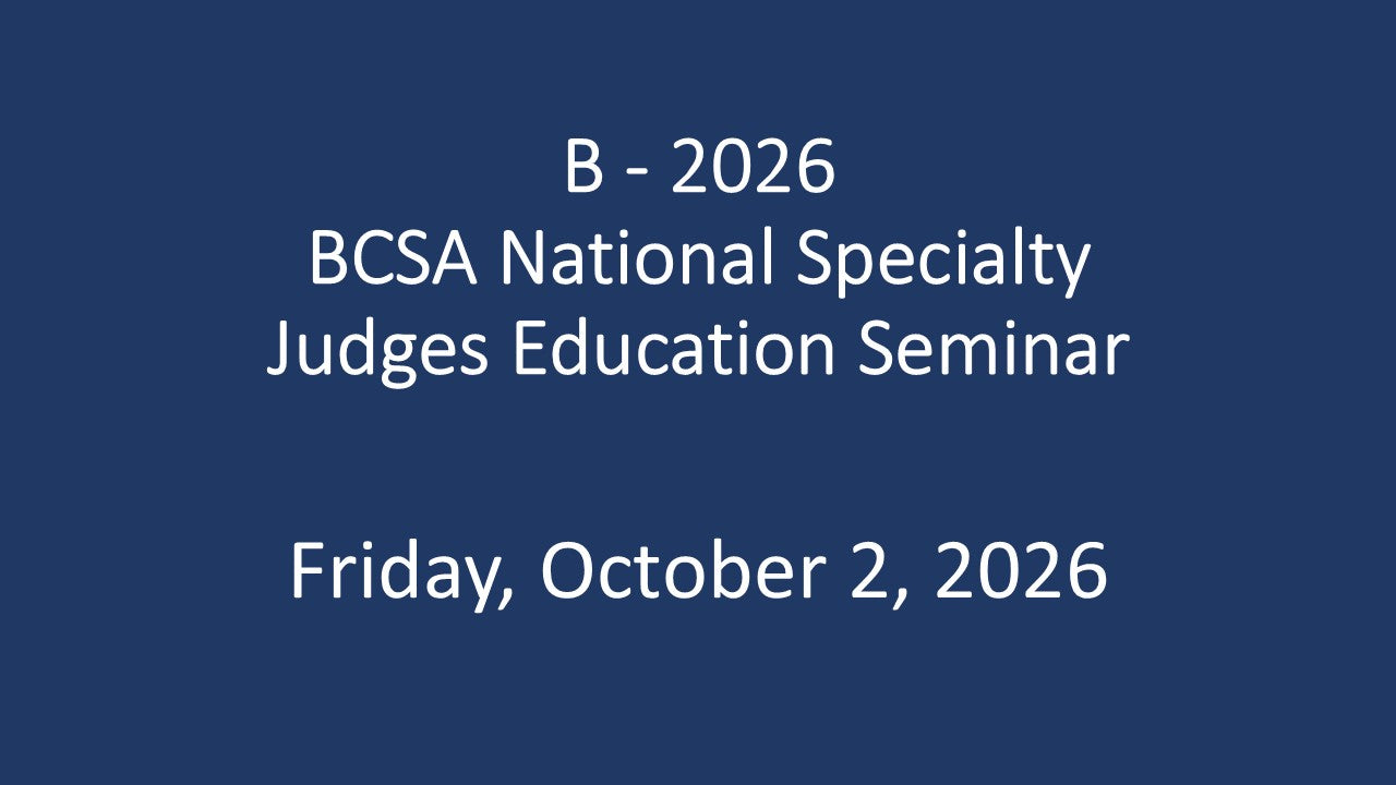 B - 2026 Judges Education Seminar & Workshop